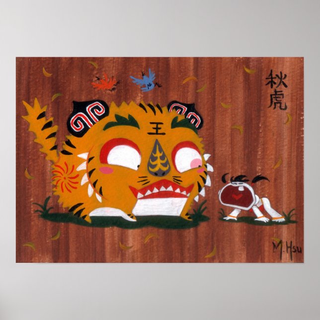 Martin Hsu - Autumn Tiger Poster (Framsidan)