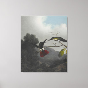 MARTIN J. HEADE - Black-throated Mango - 1863-64 - Canvastryck