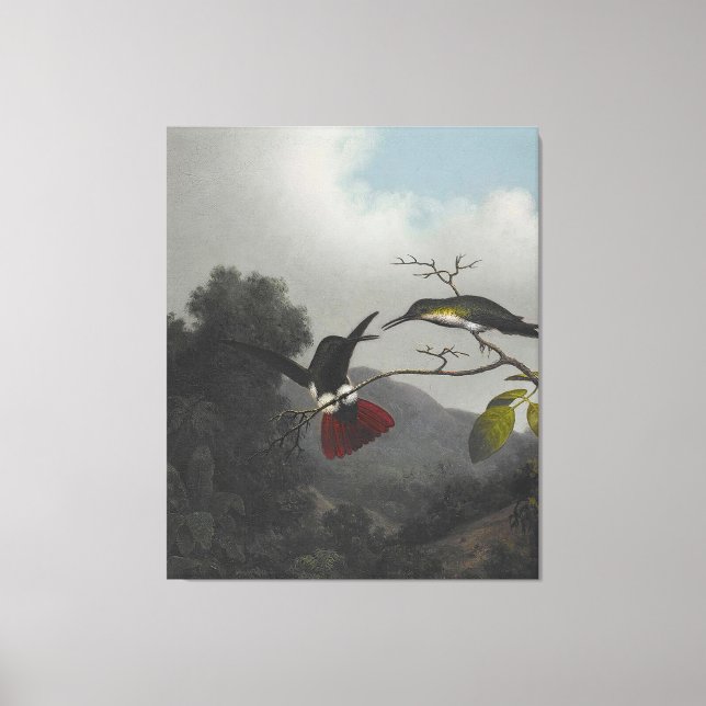 MARTIN J. HEADE - Black-throated Mango - 1863-64 - Canvastryck (Framsida)