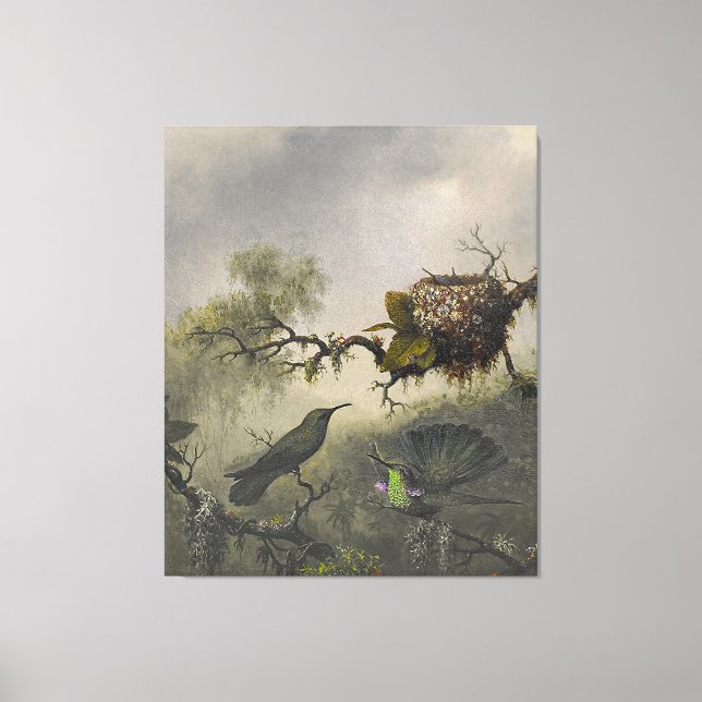 MARTIN J. HEADE White-vented Violet-ear (1863-64) Canvastryck (Framsida)