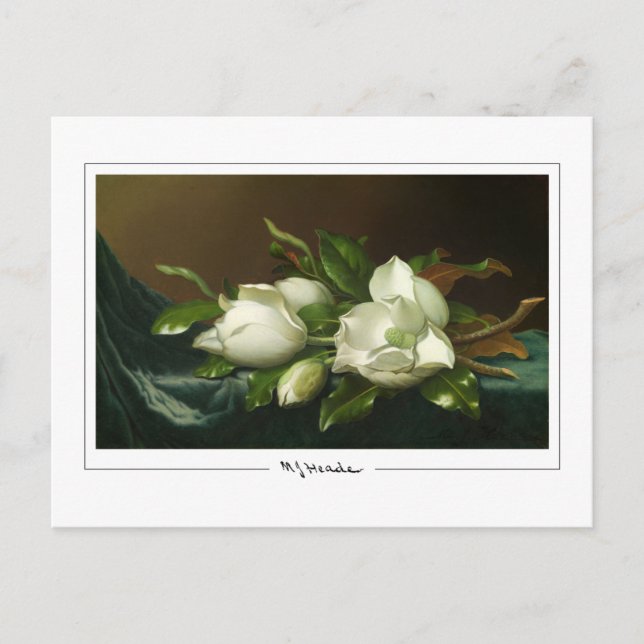 Martin Johnson Heade #12 - Finkonstkort Vykort (Framsida)