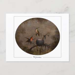 Martin Johnson Heade #131 - vykort för konst