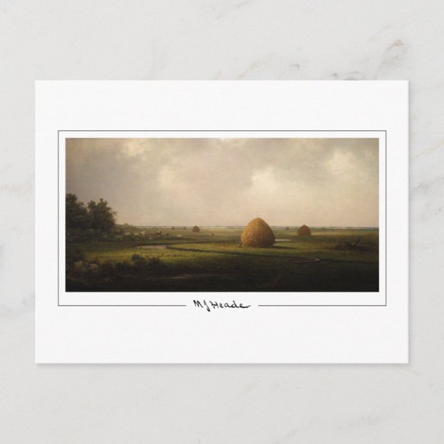 Martin Johnson Heade #159 - Finkonst Postkort Vykort (Framsida)