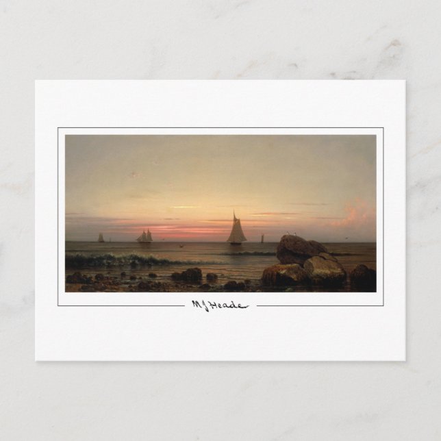 Martin Johnson Heade #168 - Finkonstkort Vykort (Framsida)