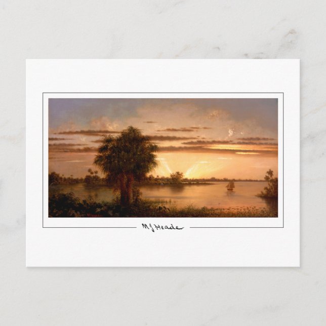 Martin Johnson Heade #253 - Finkonstkort Vykort (Framsida)