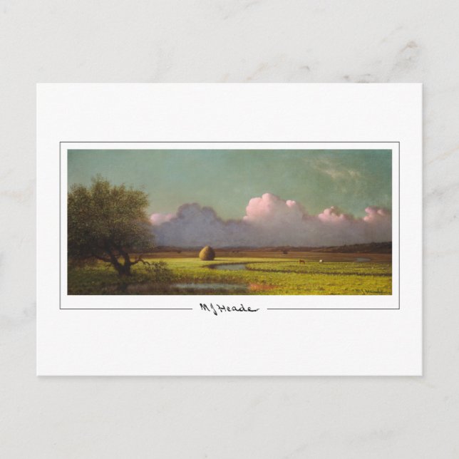Martin Johnson Heade #31 - Finkonstkort Vykort (Framsida)