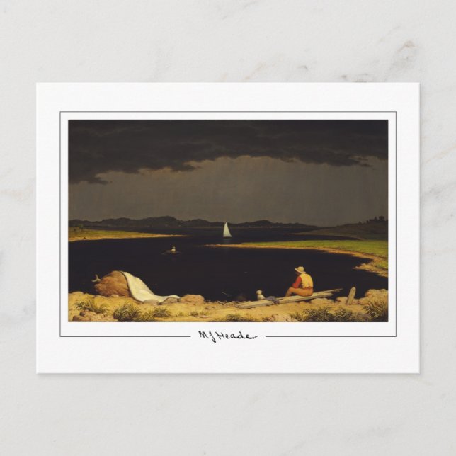 Martin Johnson Heade #40 - Finkonstkort Vykort (Framsida)