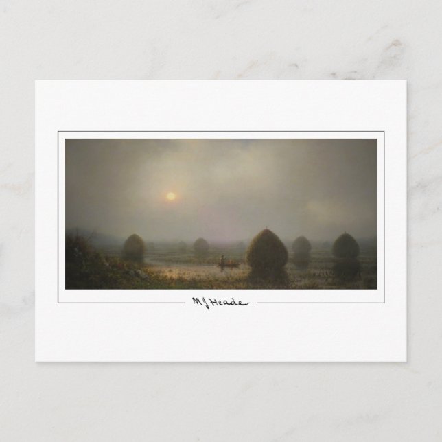 Martin Johnson Heade #84 - Finkonstkort Vykort (Framsida)
