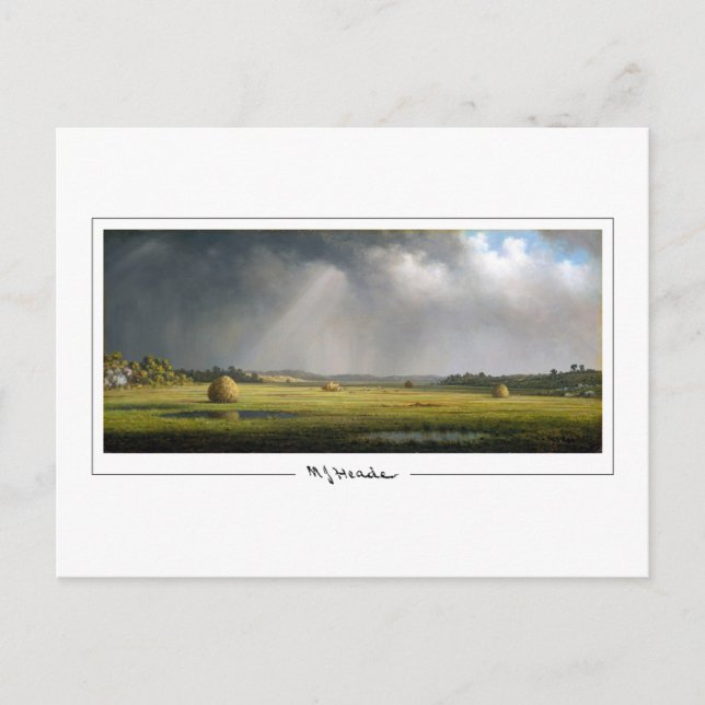 Martin Johnson Heade #94 - Finkonst Postkort Vykort (Framsida)