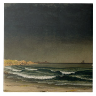 Martin Johnson Heade - annalkande storm Kakelplatta