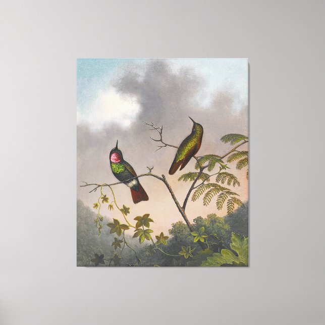 MARTIN JOHNSON HEADE - Brasilian Ruby - c. 1863-64 Canvastryck (Framsida)