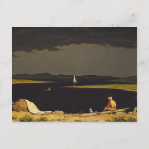 Martin Johnson Heade - nära Thunderstorm Vykort