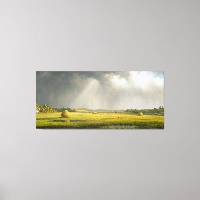 MARTIN JOHNSON HEADE Newburyport Meadows 1876-81 Canvastryck (Framsida)