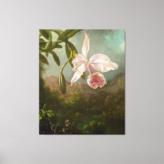 MARTIN JOHNSON HEADE - Orchid Blommars - 1873 - Canvastryck (Framsida)