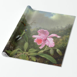 Martin Johnson Heade Orchid och Hummingbird Presentpapper