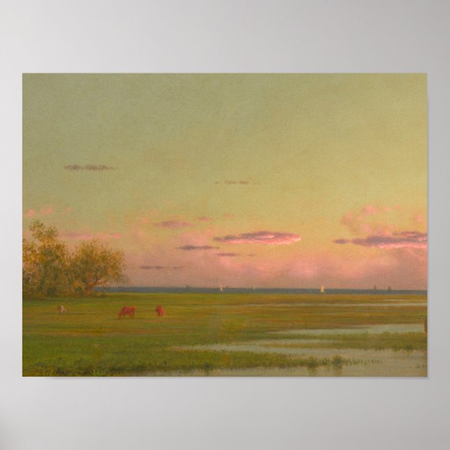 Martin Johnson Heade - Salt Marsh at Southport, Co Poster (Framsidan)