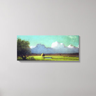 Martin Johnson Heade Sunlight Shadow Newbury Marsh Canvastryck