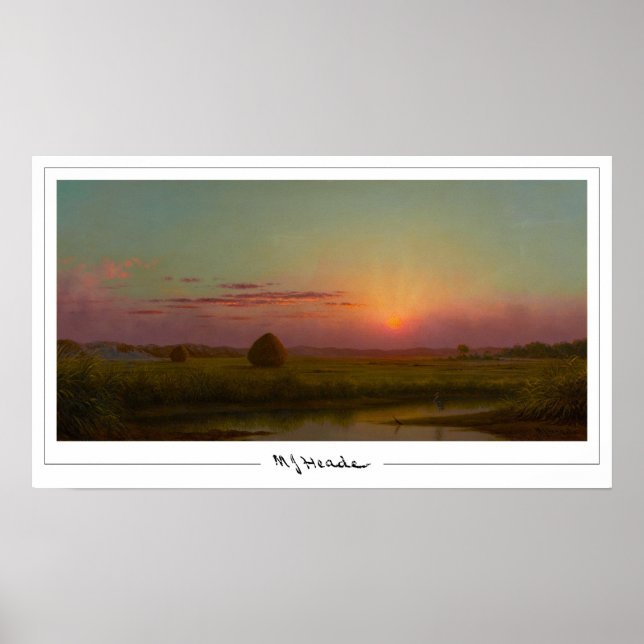 Martin Johnson Heade Zedign Art Poster nr 42 (Framsidan)