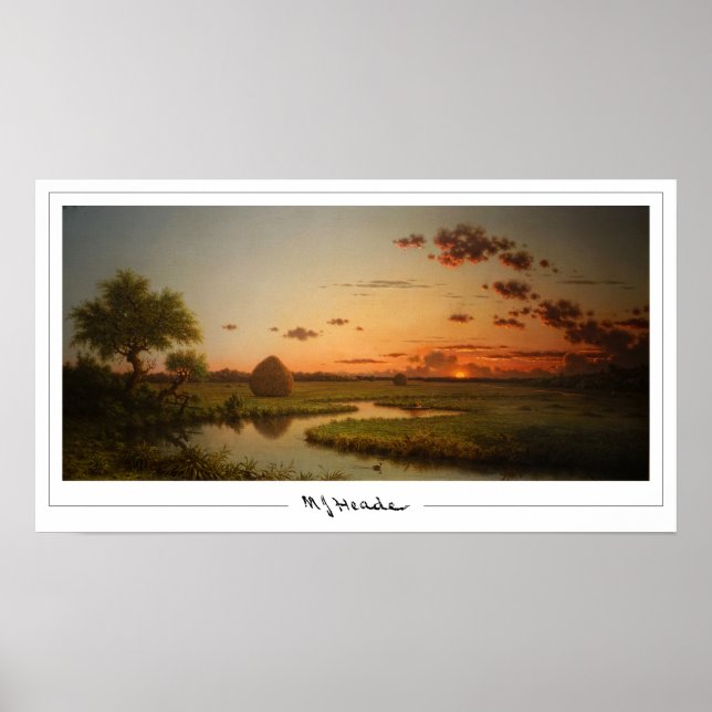 Martin Johnson Heade Zedign Art Poster nr 88 (Framsidan)