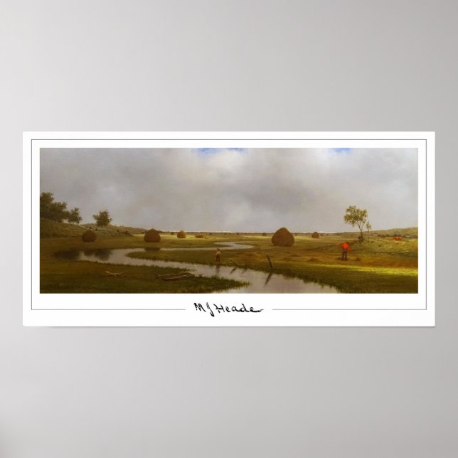 Martin Johnson Heade Zedign konstaffisch #111 Poster (Framsidan)
