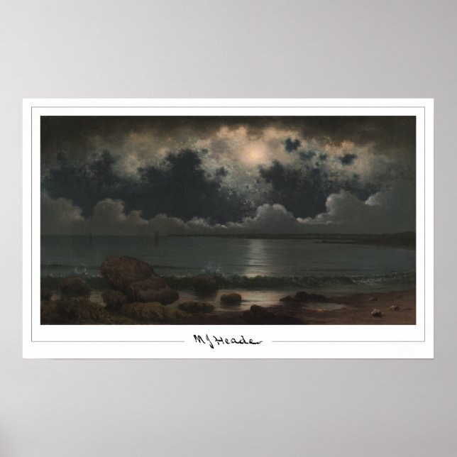 Martin Johnson Heade Zedign konstaffisch #129 Poster (Framsidan)