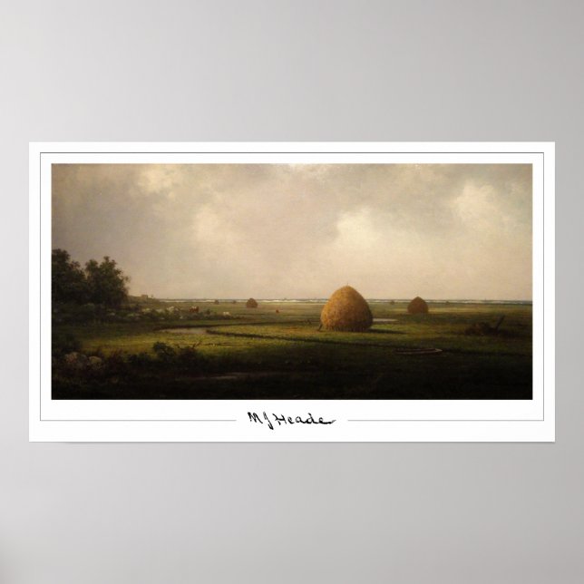 Martin Johnson Heade Zedign konstaffisch #159 Poster (Framsidan)