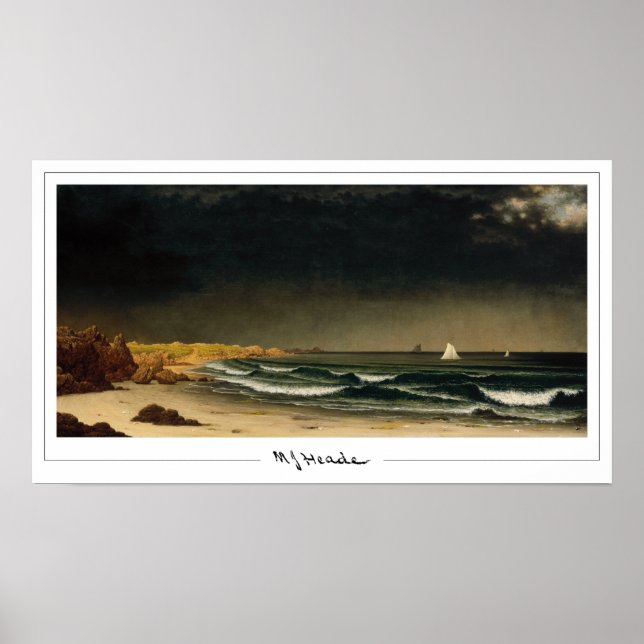 Martin Johnson Heade Zedign konstaffisch #20 Poster (Framsidan)