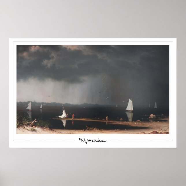 Martin Johnson Heade Zedign konstaffisch #260 Poster (Framsidan)
