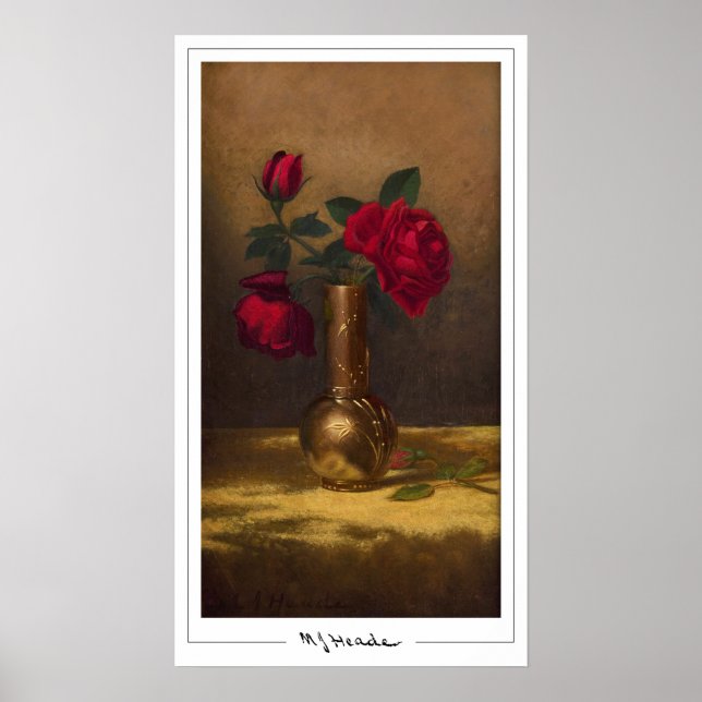 Martin Johnson Heade Zedign konstaffisch #32 Poster (Framsidan)