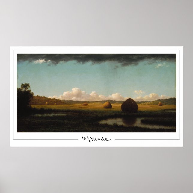 Martin Johnson Heade Zedign konstaffisch #35 Poster (Framsidan)