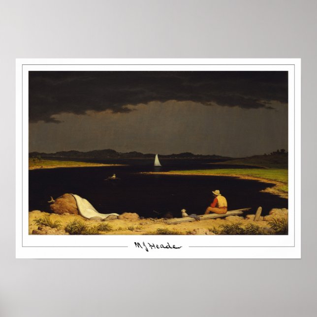 Martin Johnson Heade Zedign konstaffisch #40 Poster (Framsidan)