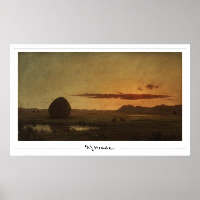 Martin Johnson Heade Zedign konstaffisch #54 Poster (Framsidan)