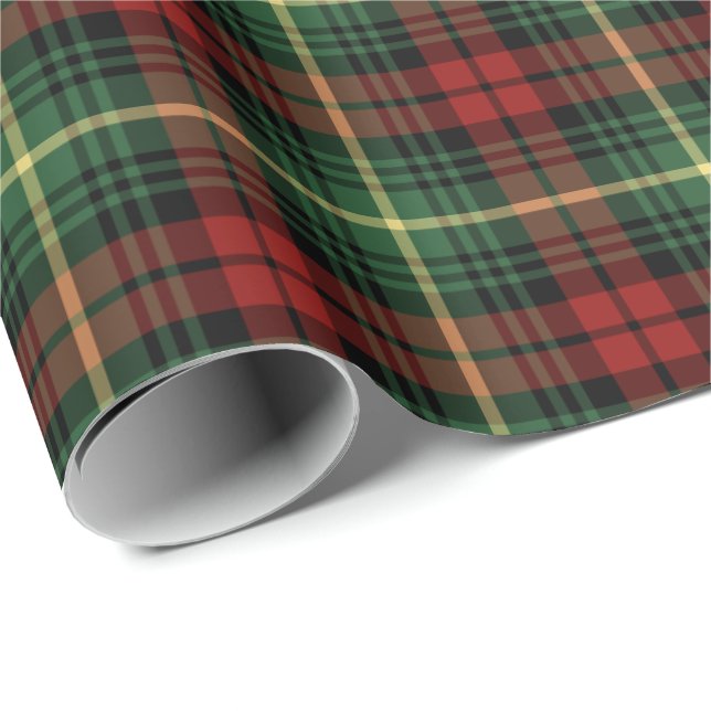 Martin Klan Tartan Presentpapper (Rullad Hörn)