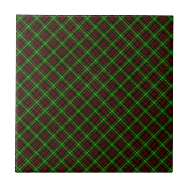 Martin Klan Tartan Scottish Design Kakelplatta (Framsidan)