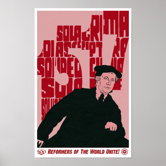 Martin Luther 1517-årsjubileum Reformation Poster (Framsidan)