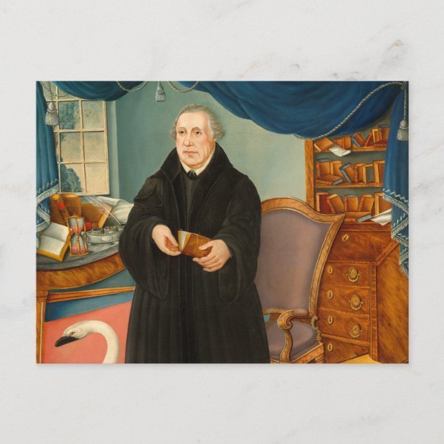 Martin Luther, 1800 by Frederick Kemmelmeyer Vykort (Framsida)