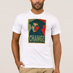 Martin Luther "ändrings" affisch T Shirt