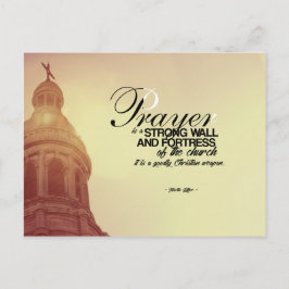 Martin Luther - bön Vykort