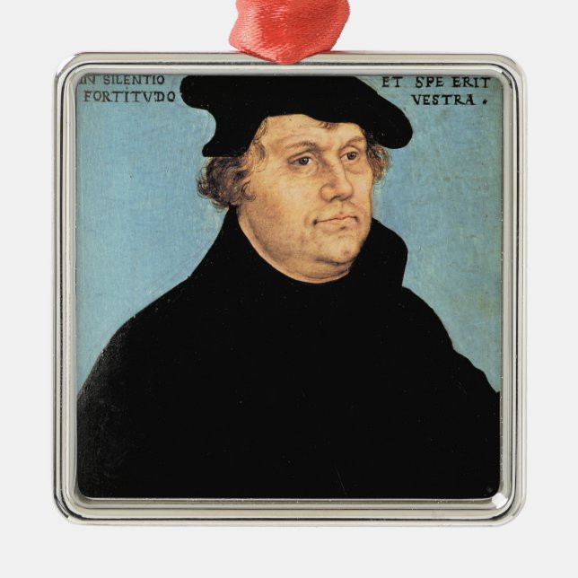 Martin Luther, c.1532 Julgransprydnad Metall (Framsidan)