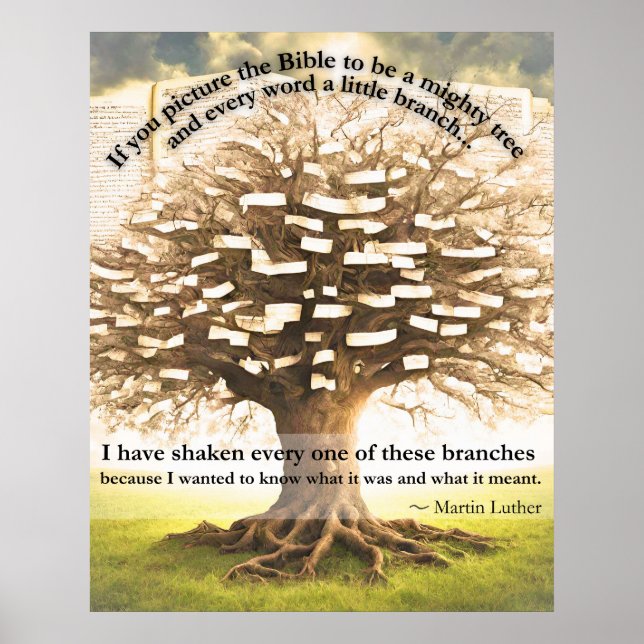 Martin Luther-citatet poster (Framsidan)