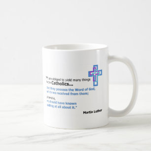 Martin Luther citationstecken Kaffemugg
