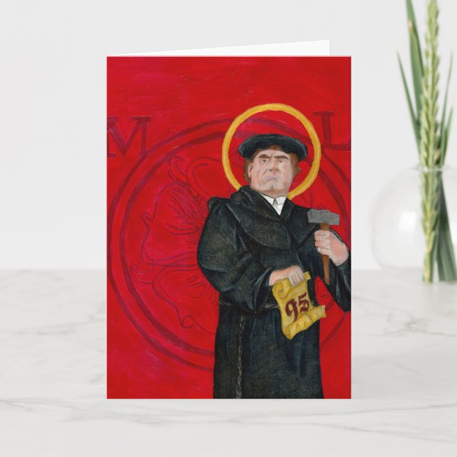 Martin Luther hälsningkort Kort (Framsida)