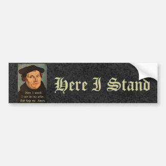 Martin Luther här står jag Quotation Bildekal