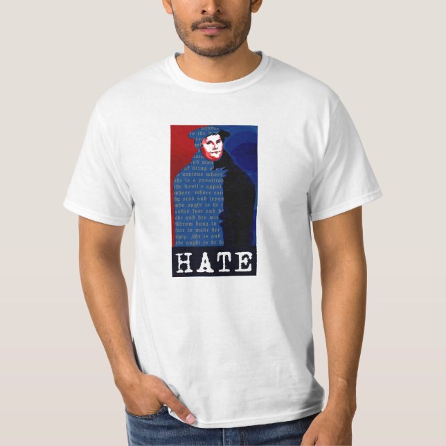 Martin Luther - hat Tee Shirt (Framsida)