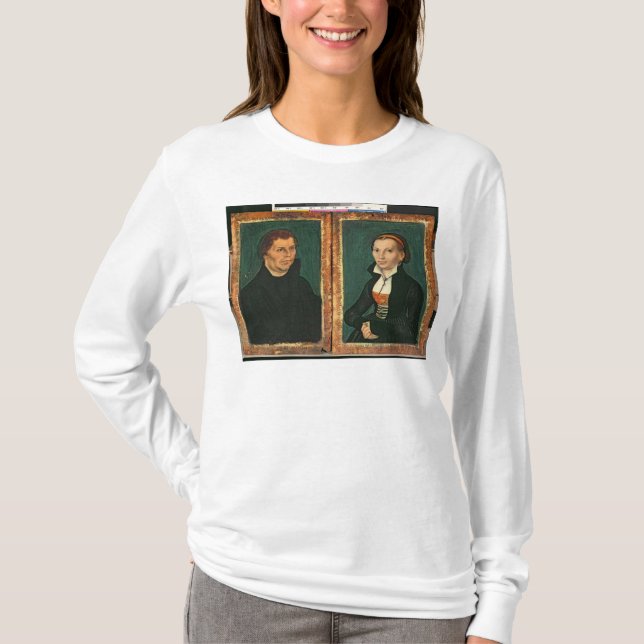 Martin Luther, Katharina von Bora, c.1526 Tee Shirt (Framsida)