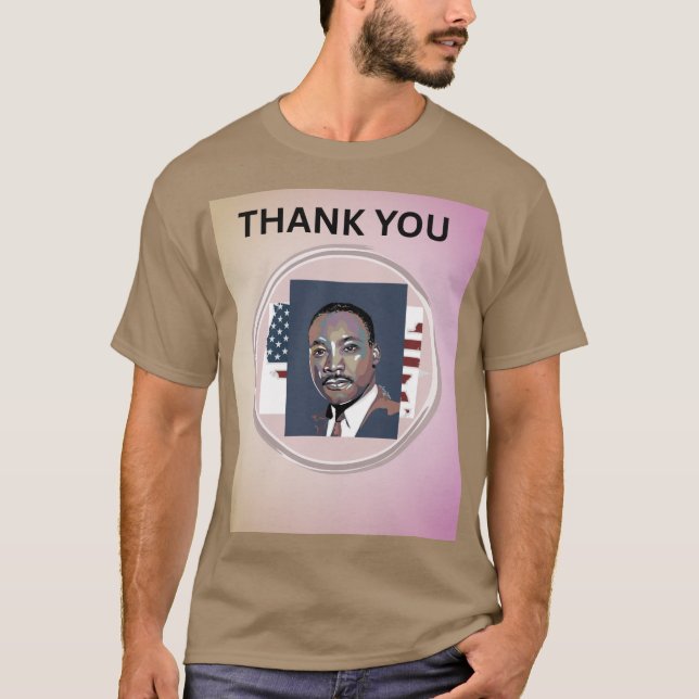 MARTIN LUTHER KING DAY T SHIRT (Framsida)