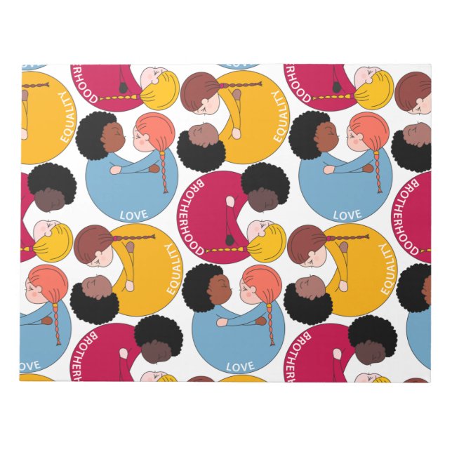 Martin Luther Kung, broderskap och jämlikhet Anteckningsblock (Framsida)