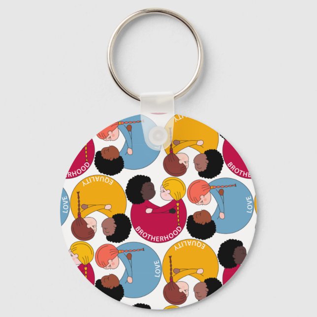 Martin Luther Kung, broderskap och jämlikhet Nyckelring (Framsida)