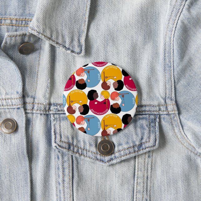 Martin Luther Kung, jämlikhet och broderskap Knapp (In Situ)