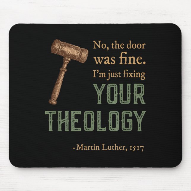 Martin Luther Reformerta Kristna Reformationsdagen Musmatta (Framsidan)